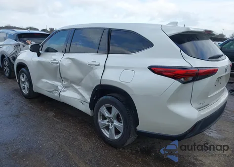 2021 Toyota Highlander L from USA, damaged, VIN 5TDCZRAH9MS521880